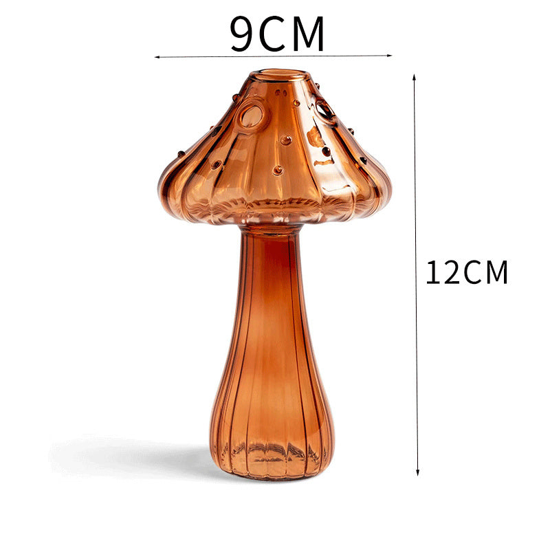 Glass Mushroom Vase