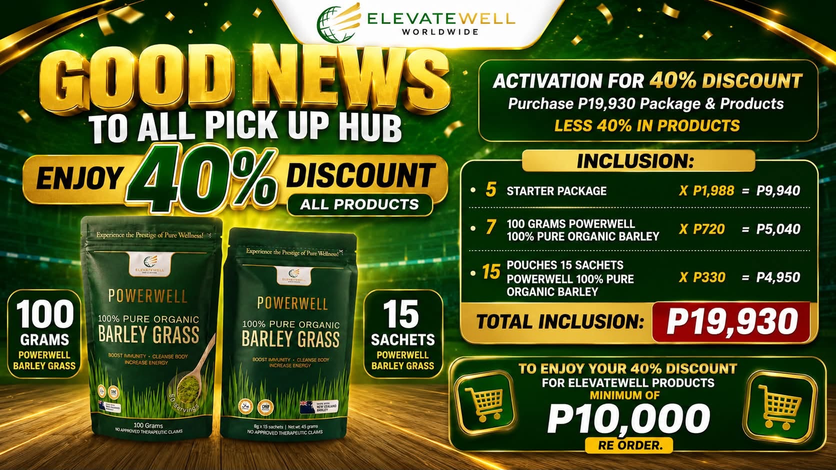 Pick Up Hub Booster Pack