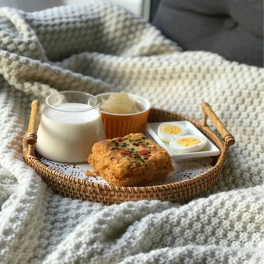 Round Tray Picnic Basket