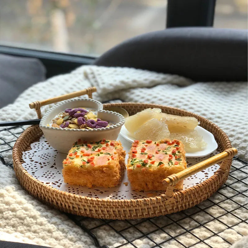 Round Tray Picnic Basket