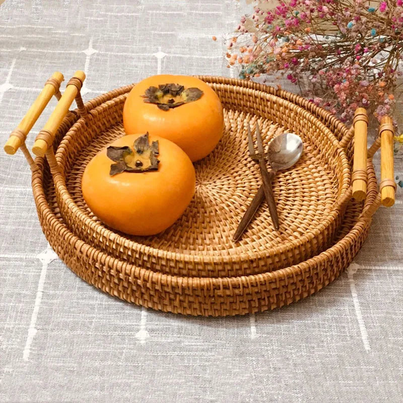 Round Tray Picnic Basket