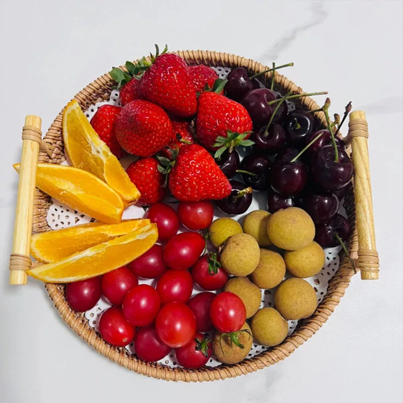 Round Tray Picnic Basket