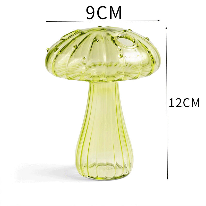 Glass Mushroom Vase