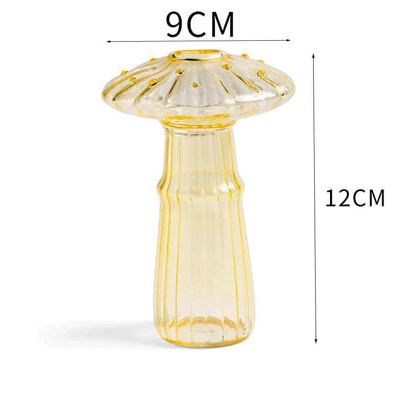 Glass Mushroom Vase